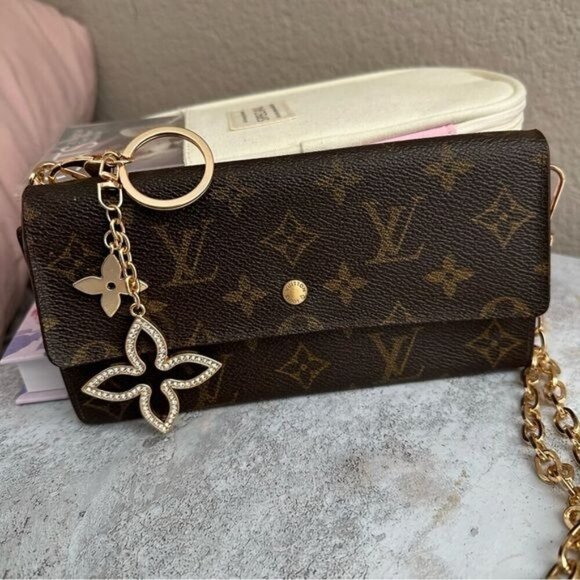 Louis Vuitton Monogram Portefeiulle Sarah Long Bifold Wallet/converted - Picture 2 of 12
